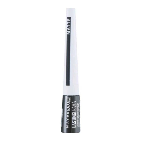 Maybelline Lasting Drama Eye Liner Liquide - 10 Charcoal Black - Branded Beauty