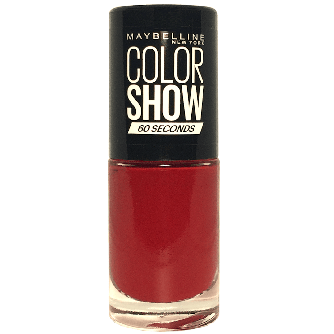 Maybelline Let it Snow Nail Polish - 353 Red , Precious Pearl - Branded Beauty