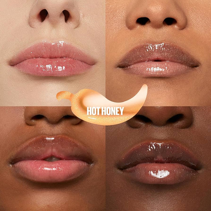 Maybelline Lifter Plump With Chili Pepper Lipstick - 008 Hot Honey - Branded Beauty
