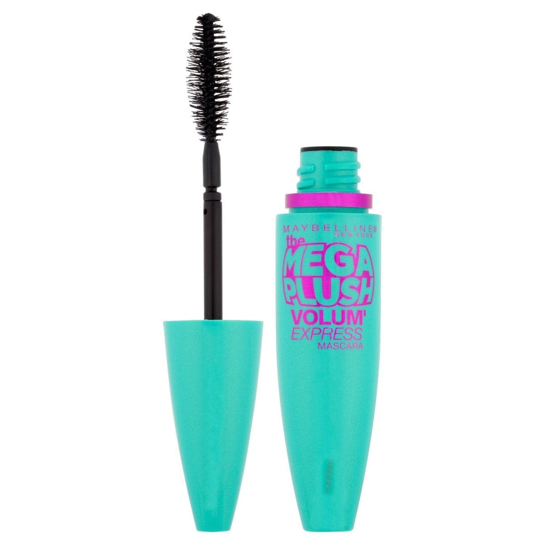 Maybelline Mega Plush Volum' Express Mascara Very Black - Branded Beauty