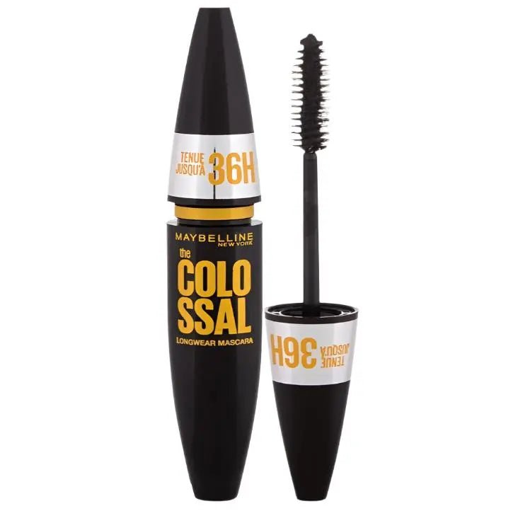 Maybelline New York Waterproof Volume Mascara The Colossal 36H No.1 Very Black - Branded Beauty
