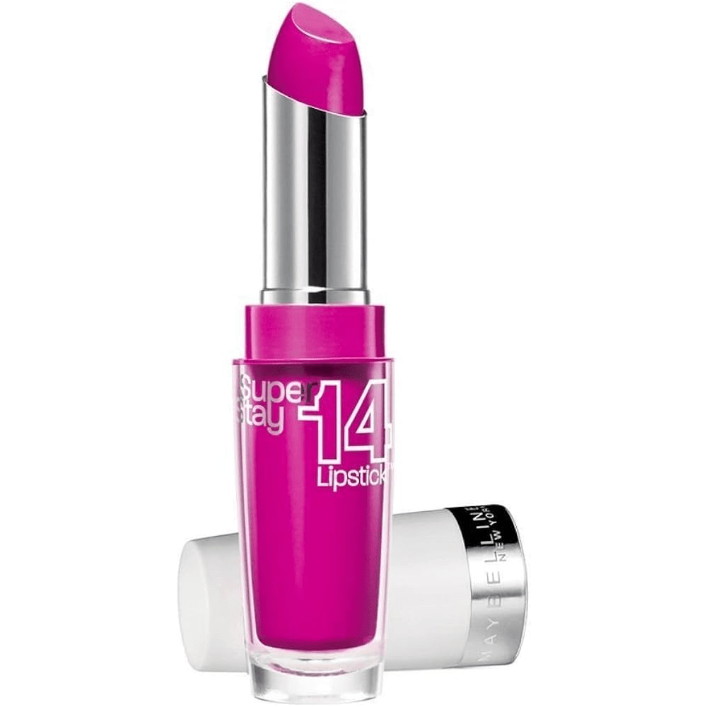 Maybelline Super Stay 14 Hr Lipstick - 120 Neon Pink - Branded Beauty