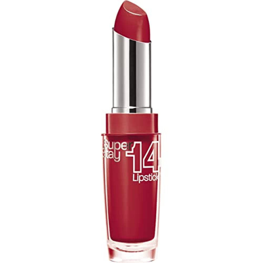 Maybelline Super Stay 14 Hr Lipstick - 510 Non - Stop Red - Branded Beauty