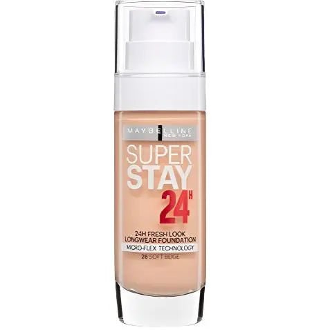 Maybelline Super Stay 24H Longwear Foundation - 28 Soft Beige - Branded Beauty