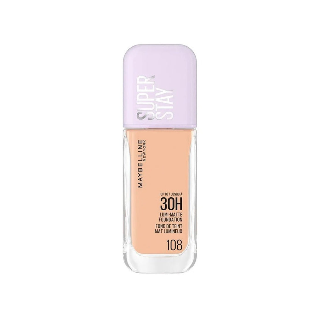 Maybelline Super Stay 30 H Lumi - Matte Foundation - 108 - Branded Beauty