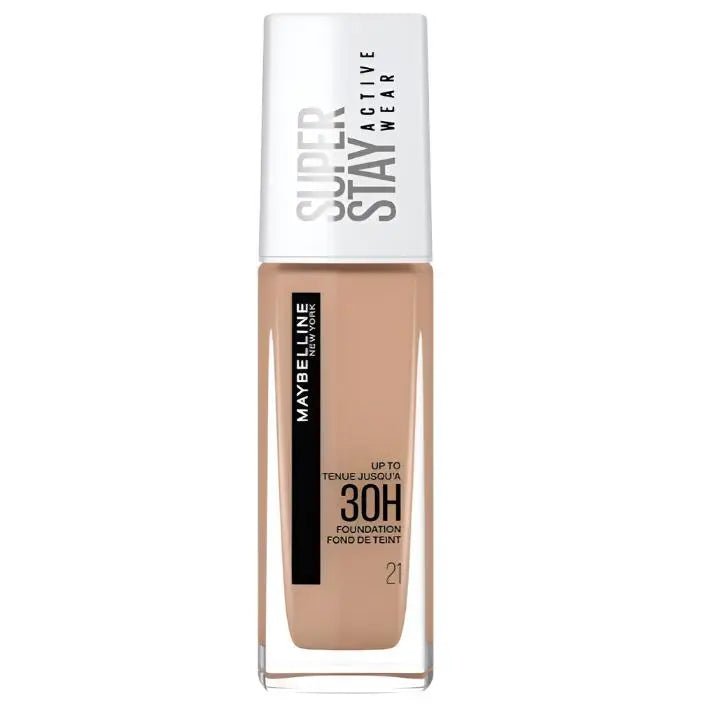 Maybelline Super Stay Active Wear Up to 30H Foundation - 21 Nude Beige - Branded Beauty