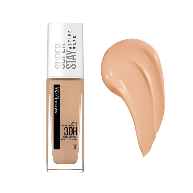 Maybelline Super Stay Active Wear Up to 30H Foundation - 30 Sand - Branded Beauty