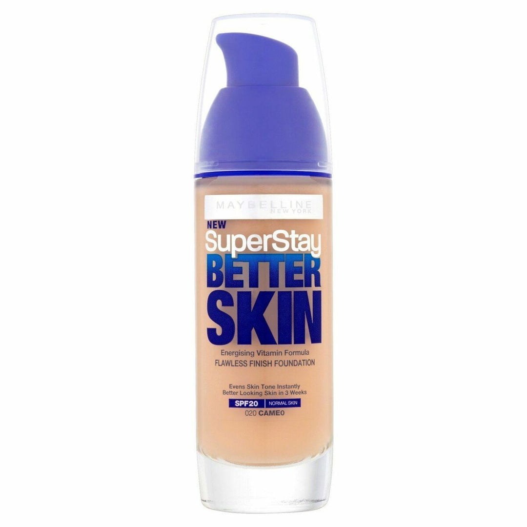 Maybelline Super Stay Better Skin Foundation - 20 Cameo - Branded Beauty
