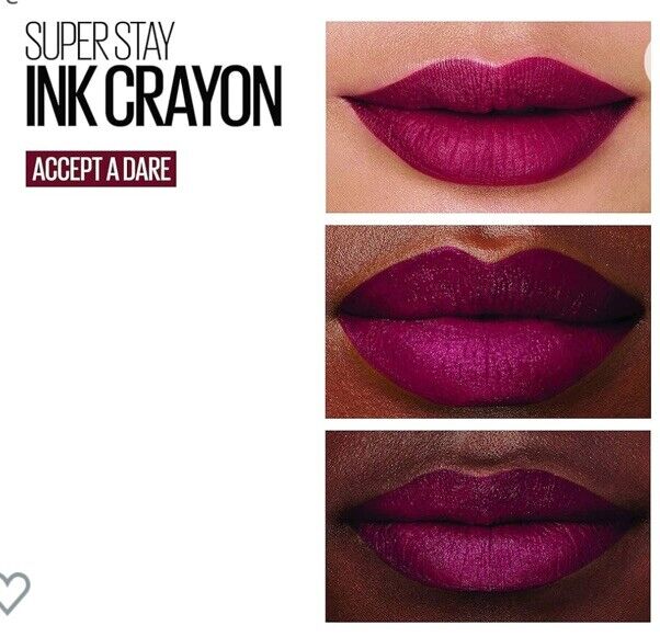 Maybelline Super Stay Ink Crayon Lip Crayon - 60 Accept A Dare - Branded Beauty