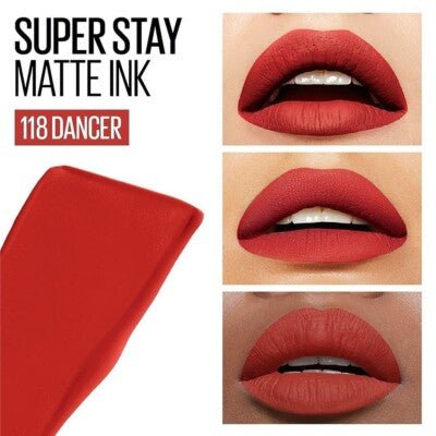 Maybelline Super Stay Matte Ink Lipstick - 118 Dancer - Branded Beauty