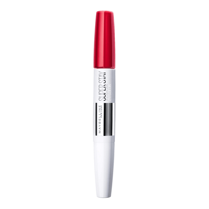 Maybelline SuperStay 24 Hour Lip Colour - 553 Steady Red - y - Branded Beauty