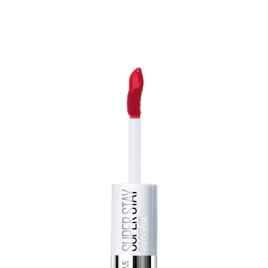 Maybelline SuperStay 24 Hour Lip Colour - 553 Steady Red - y - Branded Beauty