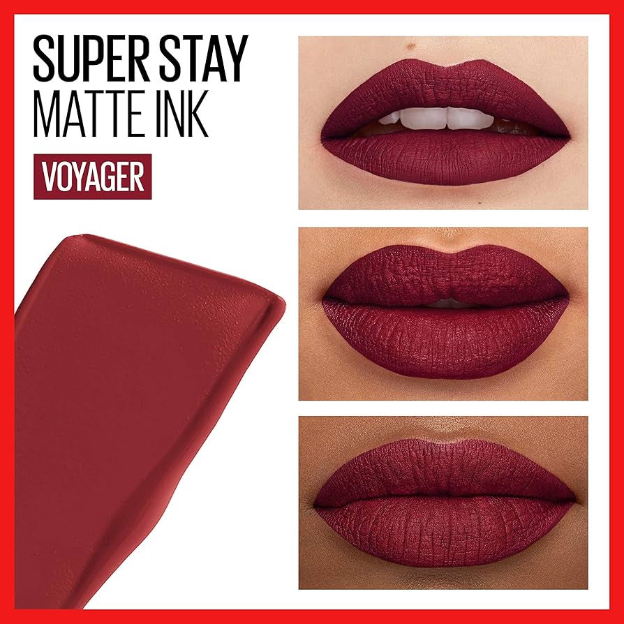Maybelline Superstay 24 Matte Ink Lipstick - 50 Voyager - Branded Beauty