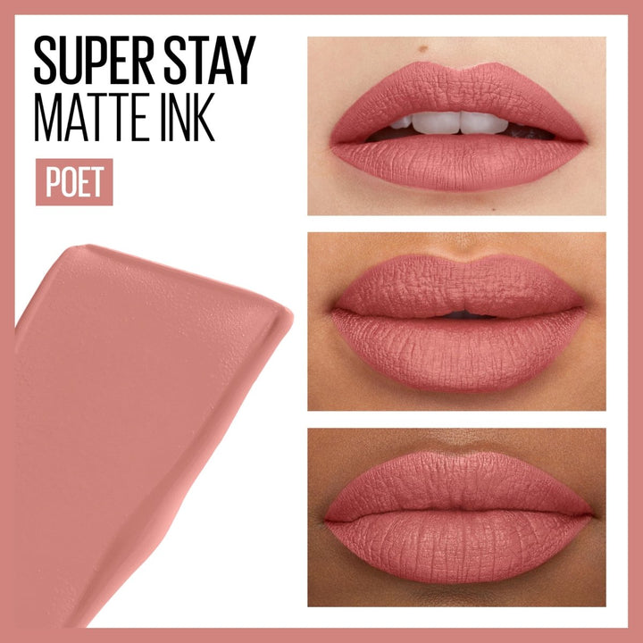 Maybelline Superstay 24 Matte Ink Lipstick - 60 Poet - Branded Beauty
