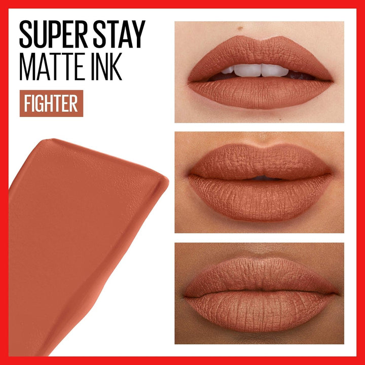 Maybelline Superstay 24 Matte Ink Lipstick - 75 Fighter - Branded Beauty