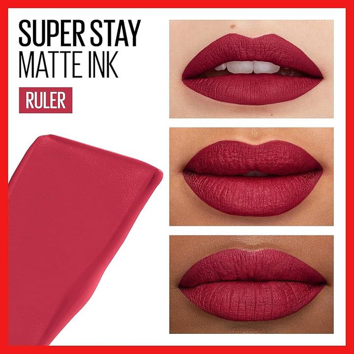 Maybelline Superstay 24 Matte Ink Lipstick - 80 Ruler - Branded Beauty
