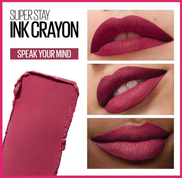 Maybelline Superstay Ink Crayon Lip Crayon - 75 Speak Your Mind - Branded Beauty