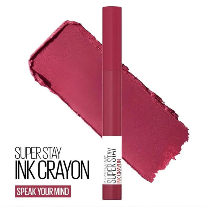 Maybelline Superstay Ink Crayon Lip Crayon - 75 Speak Your Mind - Branded Beauty