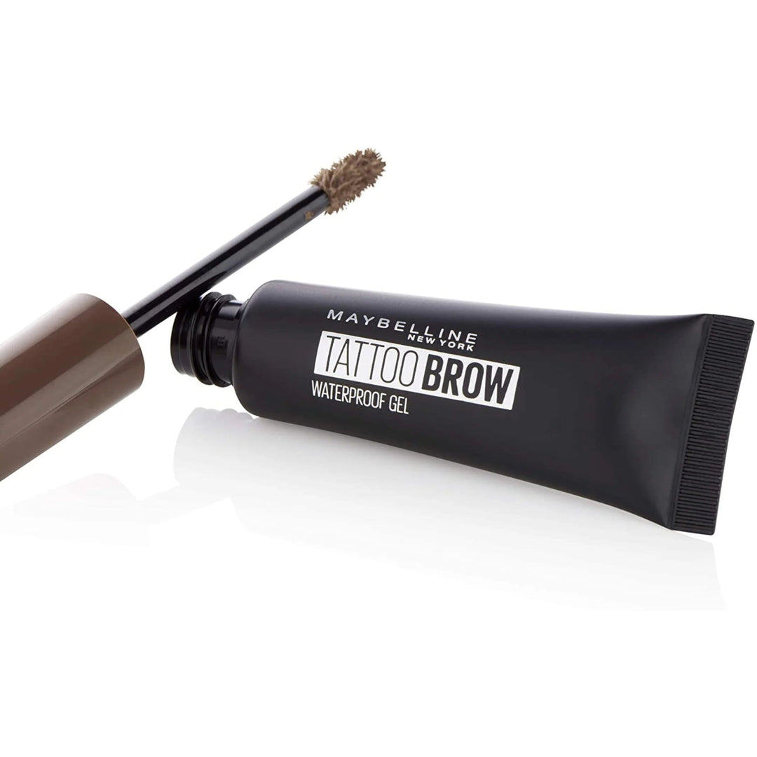Maybelline Tattoo Brow Waterproof Gel - 06 Deep Brown - Branded Beauty