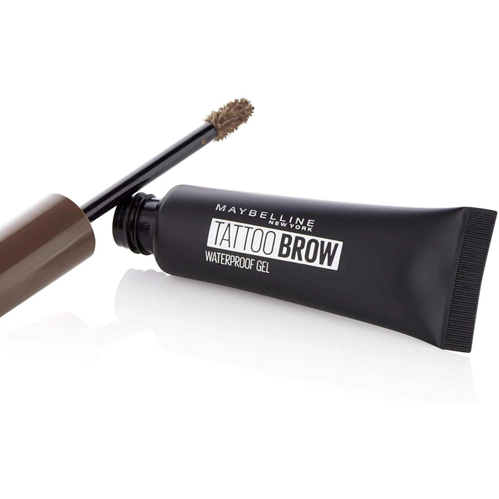 Maybelline Tattoo Brow Waterproof Gel - 06 Deep Brown - Branded Beauty