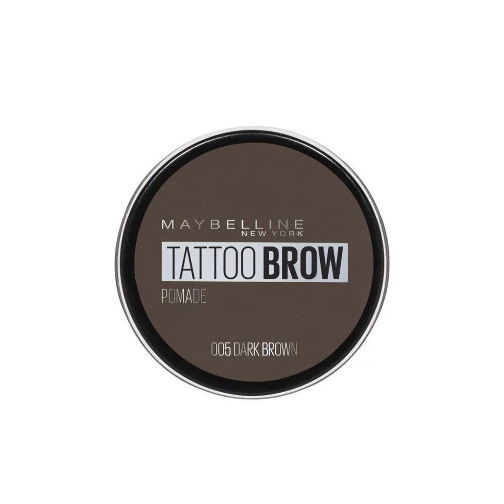 Maybelline Tattoo Brow Waterproof Pomade - 05 Dark Brown - Branded Beauty