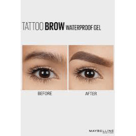 Maybelline Tattoo Studio Waterproof Brow Gel - 257 Medium Brown - Branded Beauty