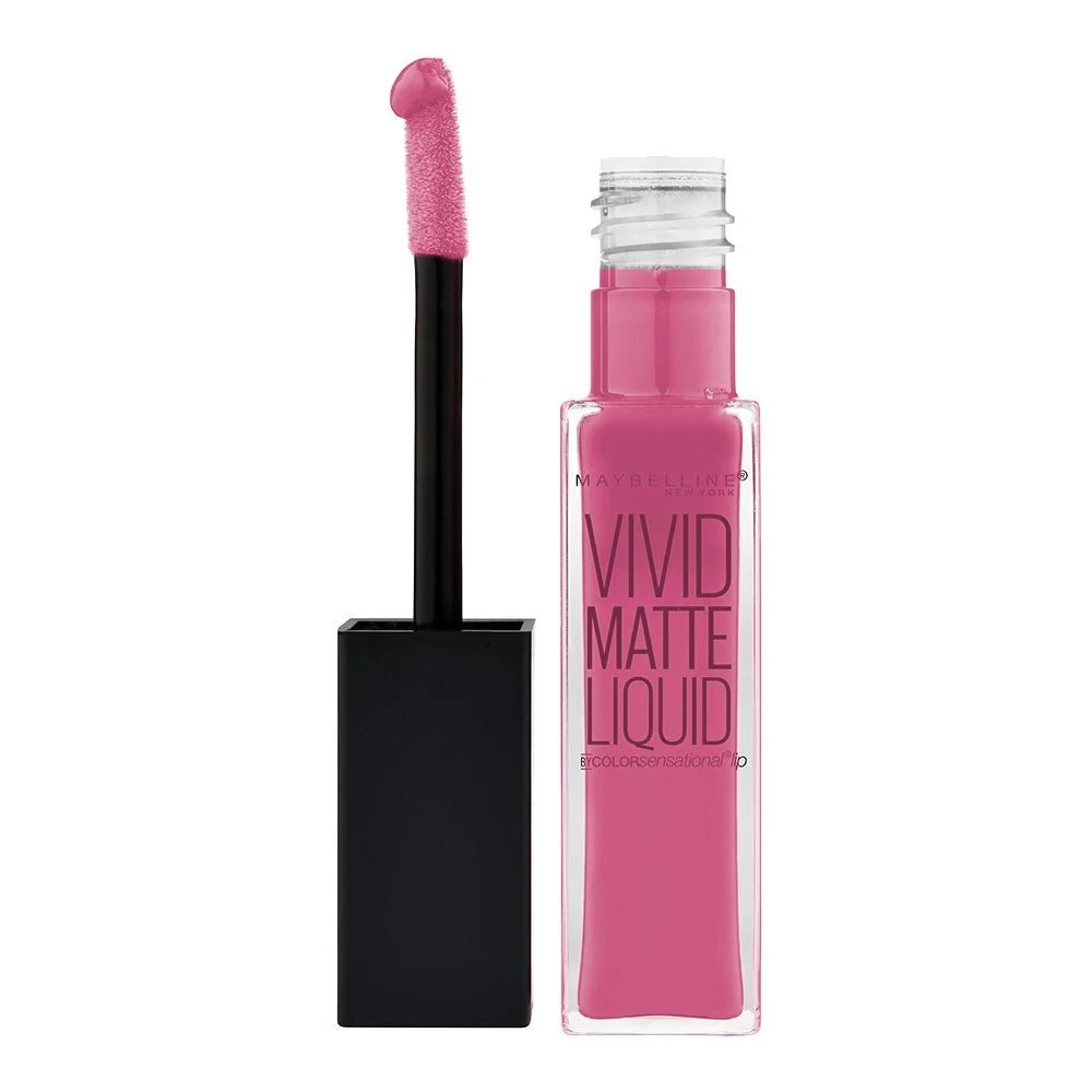 Maybelline Vivid Matte liquid Lip Gloss - 12 Twisted Tulip - Branded Beauty