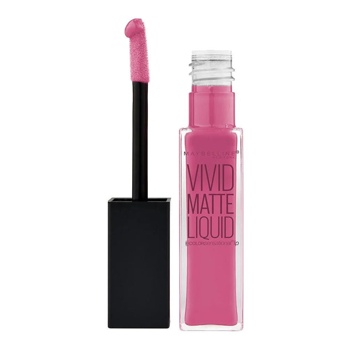 Maybelline Vivid Matte liquid Lip Gloss - 12 Twisted Tulip - Branded Beauty
