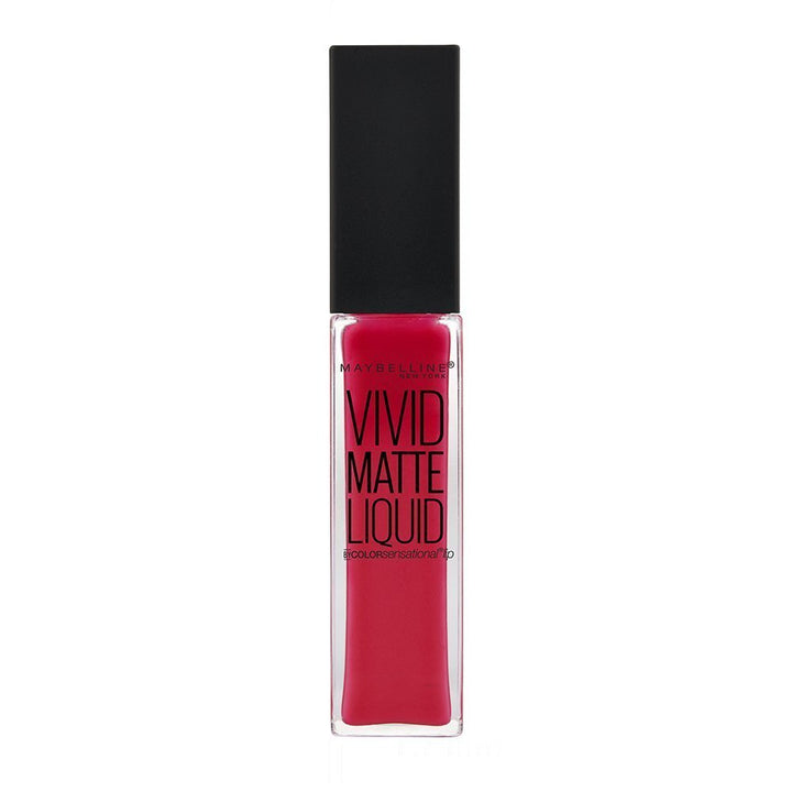 Maybelline Vivid Matte Liquid Lip Gloss - 35 Rebel Red - Branded Beauty