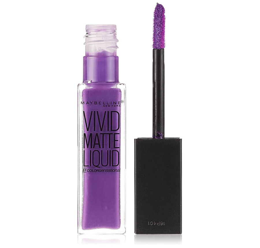 Maybelline Vivid Matte Liquid Lip Gloss - 43 Vivid Violet - Branded Beauty