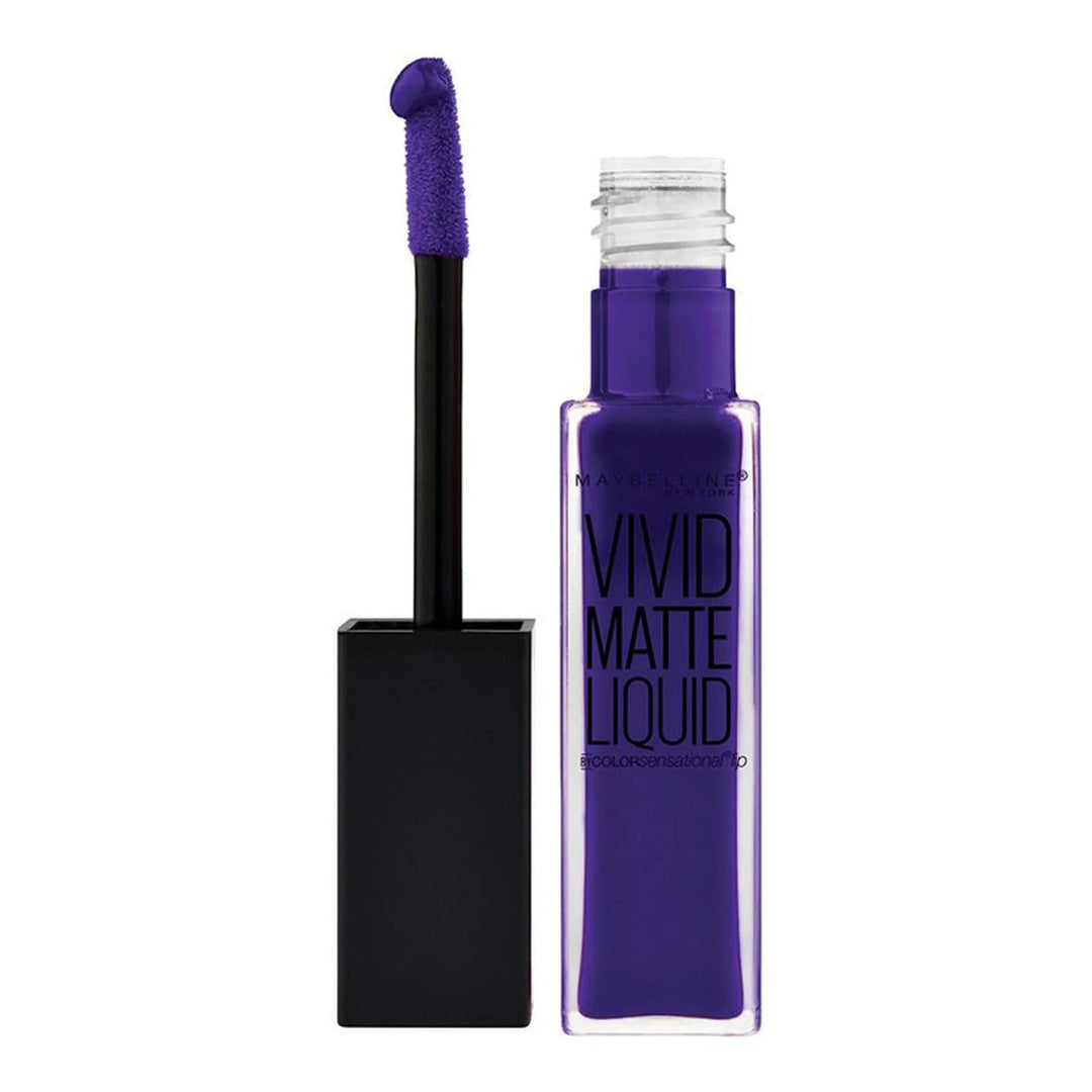 Maybelline Vivid Matte Liquid Lip Gloss - 48 Wicked berry - Branded Beauty