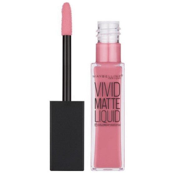 Maybelline Vivid Matte Liquid Lipstick - 05 Nude Flush - Branded Beauty
