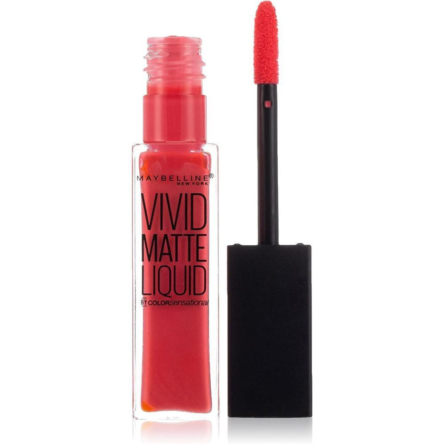 Maybelline Vivid Matte Liquid Lipstick - 20 Coral Courage - Branded Beauty