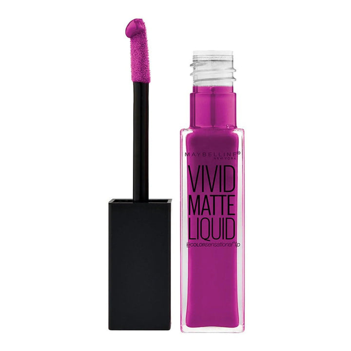 Maybelline Vivid Matte Liquid Matte Lip Gloss - 42 Orchid Shock - Branded Beauty