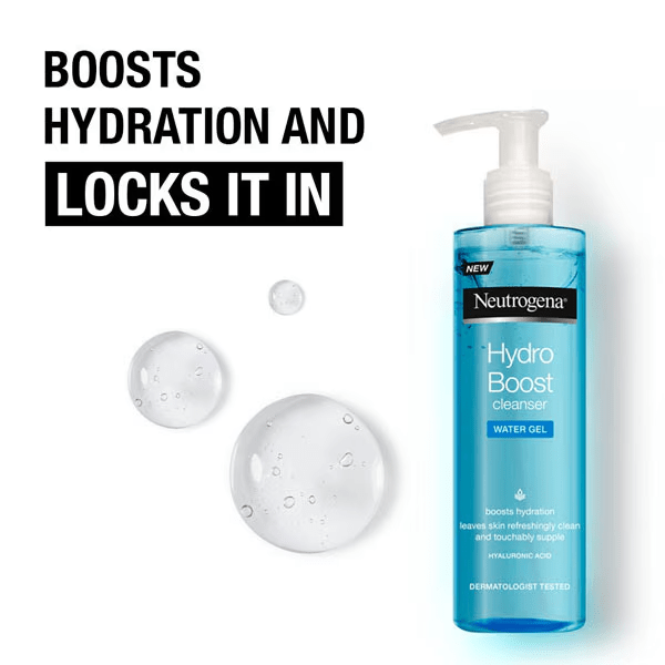 Neutrogena Hydro Boost Water Gel Cleanser - 200ml - Branded Beauty