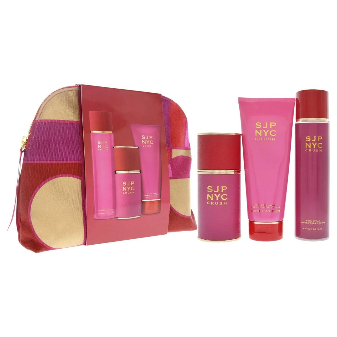 NYC CRUSH CANVAS BAG, EDP 100ML, BL 200ML & BM - Branded Beauty