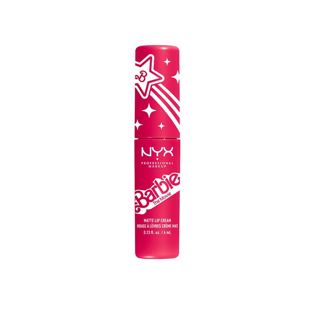 NYX Barbie The Movie Matte Lip Cream - 01 Dreamhouse Pink - Branded Beauty