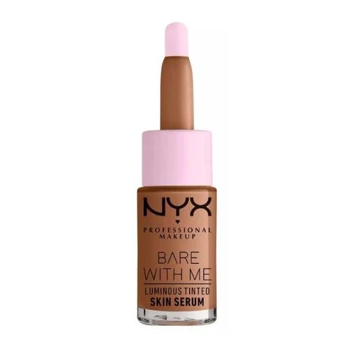 NYX Bare With Me Luminous Tinted Skin Serum - 04 Universal Medium Deep - Branded Beauty