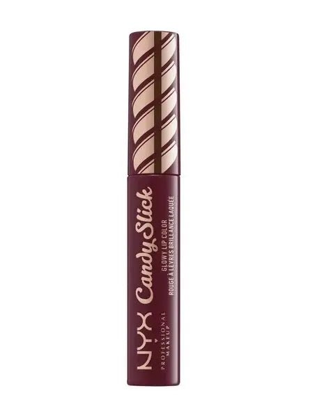 NYX Candy Slick Glowy Lip Color - 08 Cherry Cola - Branded Beauty