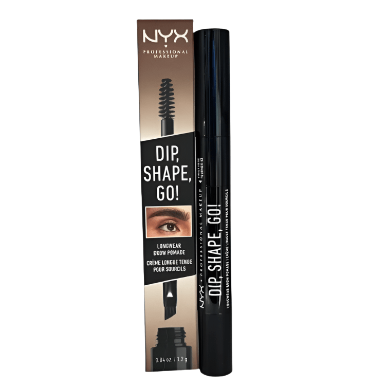 NYX Dip, Shape, Go ! Longwear Brow Pomade 03 Auburn - Branded Beauty