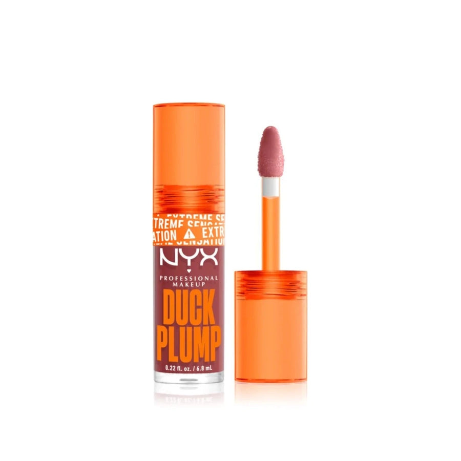 NYX Duck Plump High Pigment Lip Gloss - 08 Mauve Out My Way - Branded Beauty