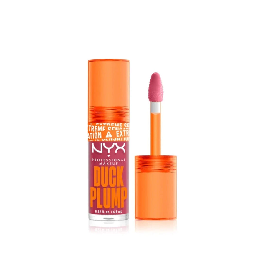 NYX Duck Plump High Pigment Lip Gloss - 09 Strike A Rose - Branded Beauty