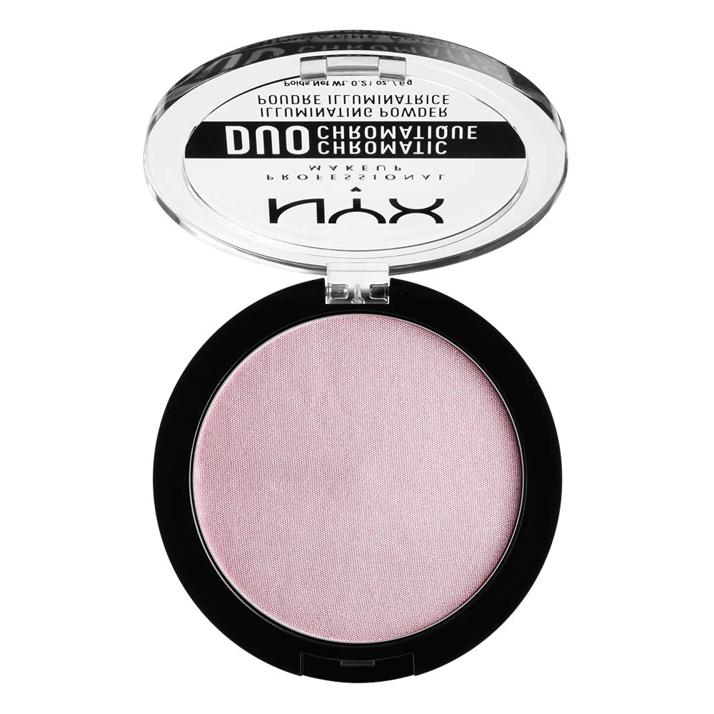 NYX Duo Chromatic Illuminating Powder Highlighter - 02 Lavender Steel - Branded Beauty