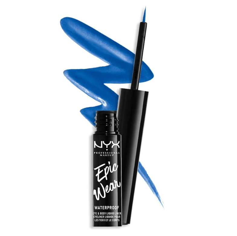 NYX Epic Wear Waterproof Eye & Body Liquid Liner - 05 Sapphire - Branded Beauty