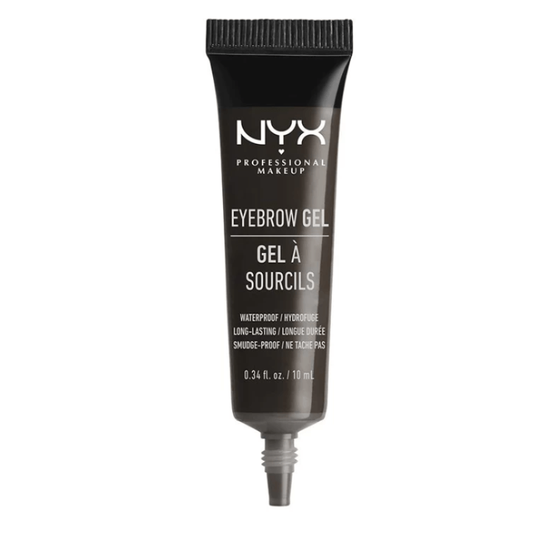 NYX Eyebrow Gel Waterproof Long Lasting - 05 Black - Branded Beauty