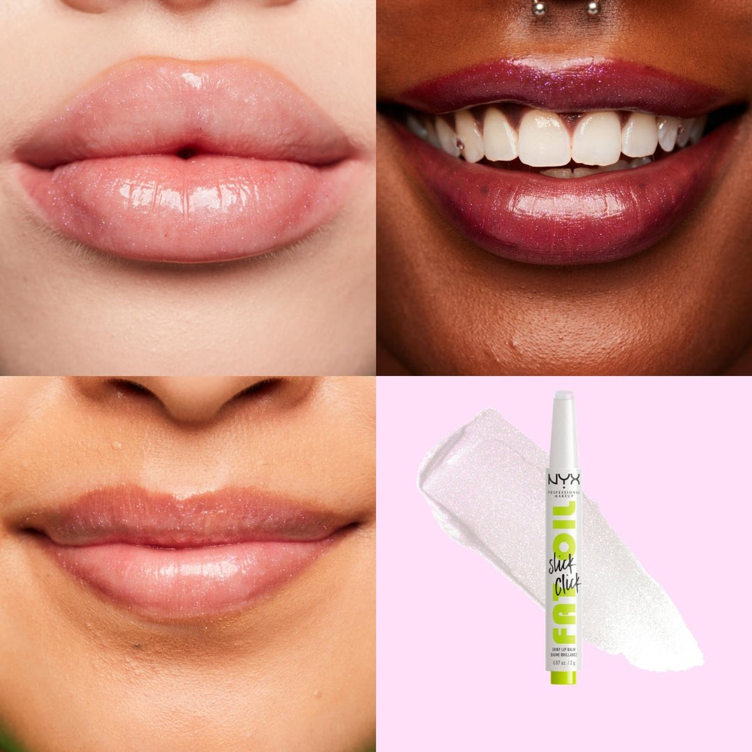 NYX Fat Oil Slick Click Shiny Lip Balm - 01 Main Character - Branded Beauty