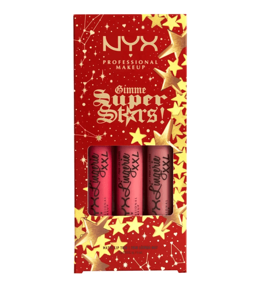 NYX Gimme Super Stars Matte Lip Trio - 01 - Branded Beauty