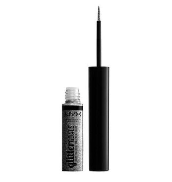 NYX Glitter Goals Liquid Eye Liner - 02 Diamond Dust - Branded Beauty
