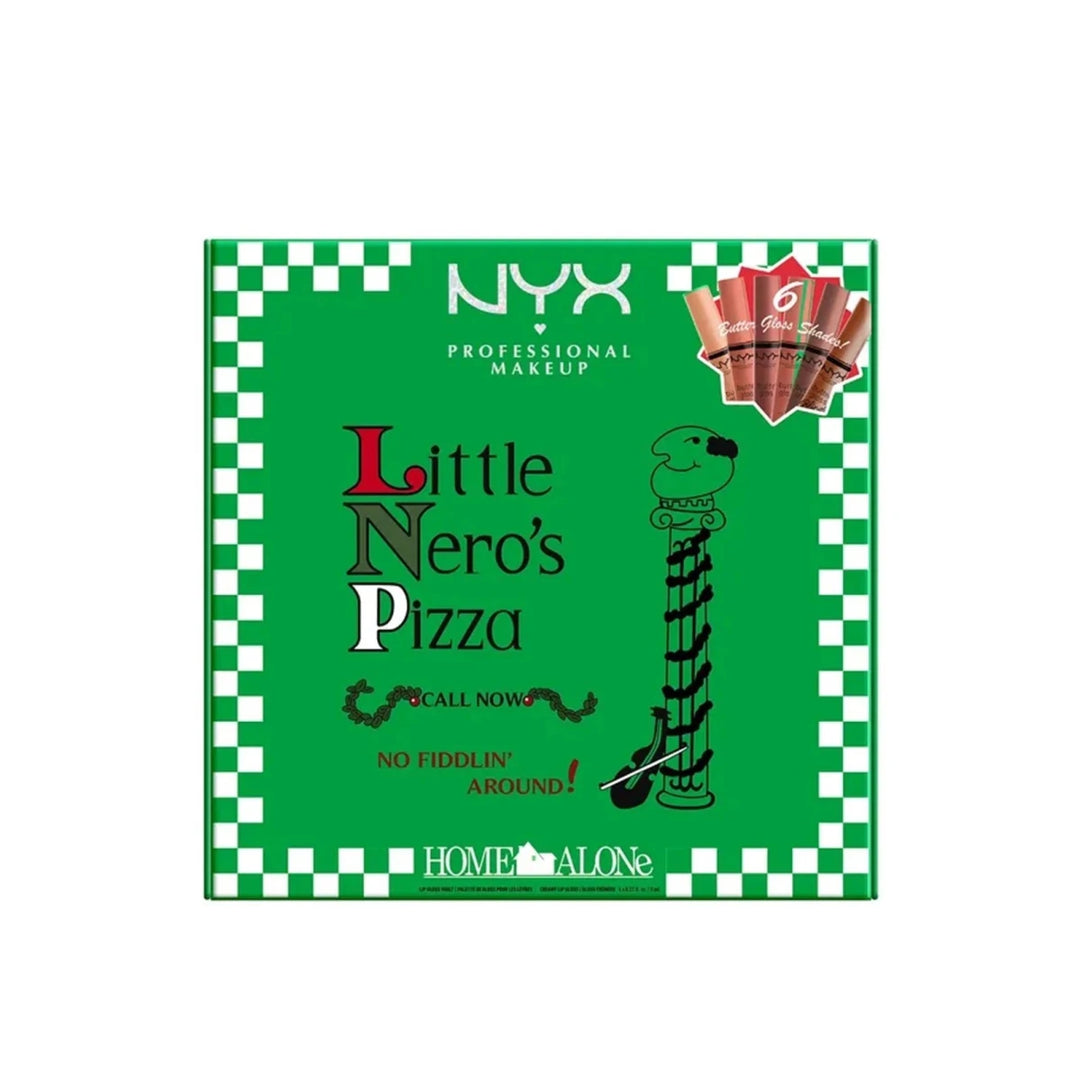 NYX Home Alone Little Nero's Pizza 6 Butter Gloss Shades - Nude - Branded Beauty