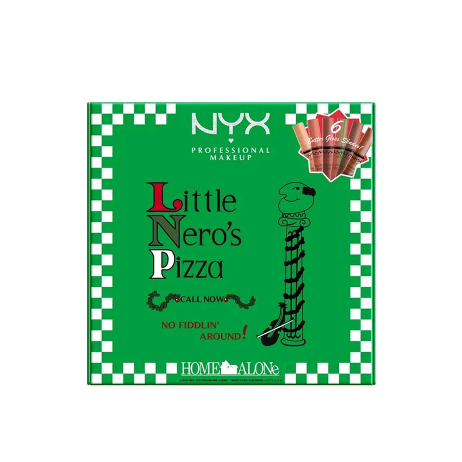 NYX Home Alone Little Nero's Pizza 6 Butter Gloss Shades - Nude - Branded Beauty